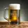 Кружка для пива "Beer time" с ручкой, английский, Деревянная подарочная коробка с гравировкой