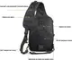 Рюкзак тактический через плечо Eagle M04B Oxford 600D 20л Black
