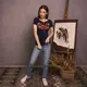 Вышиванка женская Moderika Маковый Цвет синий S