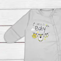 Хлопковый человечек без начеса Hello Baby