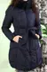 Куртка женская зимняя синяя код П387 XL