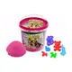 Кинетический песок Strateg Magic Sand розовый с ароматом клубники в ведре 1 кг (372-11)