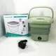 Складная стиральная машина MAXTOP silicon washing machine, Портативная стиральная машина ведро. Цвет: зеленый