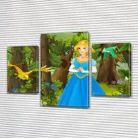 Модульную картину для детей,, 60х90 см, (40x25-2/60x35)