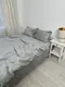 Постельное белье плюшевое семейное Dushka Home 20758 160х215х2 см серое