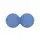 Мяч массажный двойной Dobetters JM003 Blue для самомассажа роллер