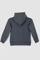 Спортивний костюм дитячий на флісі, колір темно-сірий, 102R1520