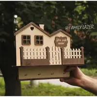 Ключница настенная, Настенная ключница из дерева, Ключница (05)