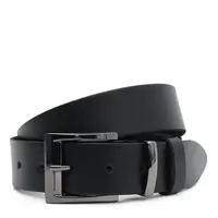 Мужской кожаный ремень Borsa Leather 125vfx86-black