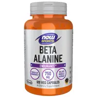 Аминокислота NOW Sports Beta-Alanine 750 mg, 120 вегакапсул