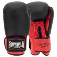 Боксерські рукавиці PowerPlay 3004 Classic Чорно-Червоні 12 унцій