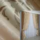 Комбинированные (1,8х2,5м.) шторы, блэкаут. Цвет коричневый с бежево-песочным. Код 016дк(143-074Б-095ш) 10-988