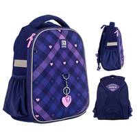 Рюкзак каркасний шкільний Kite Education Check and Hearts K24-555S-1 12 л