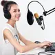 Конденсаторный студийный микрофон VGS M-800U PRO-MIC со стойкой и ветрозащитой ∙ Профессиональный микрофон для домашней и студийной записи