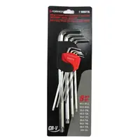 Набор ключей шестигранных 9пр.HEX/TORX, экстрадлинных