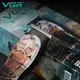 Профессиональный триммер для стрижки волос и бороды VGR V-953 с насадками, окантовка.