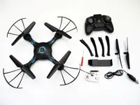 Квадрокоптер QY66-X05 c WiFi камерой Черный, Белый