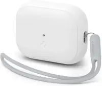 Чехол Spigen для Apple AirPods Pro 2 - Silicone Fit, White/Gray (ACS05811)