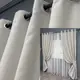 Комплект штор (2шт. 1,5х2,5м.) на люверсах блэкаут двусторонний, коллекция “Scandi”. Цвет дымчато-белый. Код 1903ш 37-0305