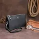 Вместительный клатч на два отделения женский ST Leather 19246 Черный