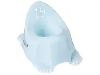 Горщик дитячий антиковзкий з музикою DUCK light blue