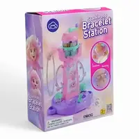 Набор для творчества "Bracelet Station", 39 элементов, станция для создания украшений, стразы, основа для украшений
