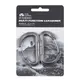 Карабін Mobi Garden Steel 60мм 2 шт NXLQI72001 grey