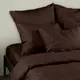 Простыня сатин на резинке для коляски и люльки 40x80 BROWN