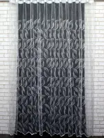 Тюль (3,5х2,4м.) органза з вишивкою. Колір білий. Код 1032т 42-0124