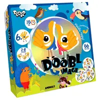 Настольная развлекательная игра "Doobl Image" DBI-01 RUS на русском Животные