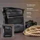 Сумка мужская зернистая Vintage 14704 Черная