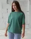 Футболка женская Vivioji oversized Perfect Оливка one size (12949)