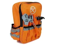 Игровой набор инструментов Cayee, рюкзак, каска, автоматическая дрель. Orange (164966)