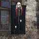Декор для хэллоуина Призрачный Череп (125см) черный с бордо 10091