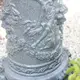 Садовая скульптура Колонна круглая с ангелами гранит зеленый 81х39х39 см ССПГ00003-2 Зеленый Гранд Презент