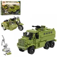 Конструктор Limo Toy Военный транспорт KB-009 737 деталей