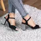 Женские босоножки Fashion Lauren 3024 40 размер 25 см Черный