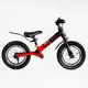 Велобег детский 12’’ Corso "Skip Jack" ручной тормоз, амортизатор. Red and black (119237)