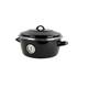 Кастрюля-жаровня с крышкой VITRINOR Dutch Oven 2111692 26 см 5 л черная