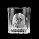 Набор бокалов для виски "Казаки" Boss Crystal, 6 бокалов, серебро, хрусталь