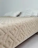 Плед Dushka Home Королівська Шиншила Ромб 21227 200х230 см бежеве