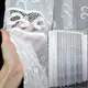 Тюль шифоновая с вышивкой, "Виола" Цвет белый Код 995т