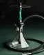 Компактный кальян на 1 персону Мини кальян на 1 трубку разборный Sky Hookah SDM Green