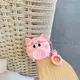 Чехол для AirPods Pro 2/1 - Pig 3D Розовый (pink), силиконовый