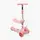 Самокат трехколесный с сидением Skyper KR-9/04 колеса PU со светом и музыкой. Pink (189260)