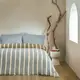 Покрывало Lotus Home - Milana muslin lead blue-khaki 220*240
