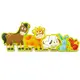 Деревянный пазл с цифрами Hape Зверята на ферме 10 эл. (E1628)