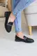 Лоферы женские Fashion Pavic 3185 41 размер 26 см Черный