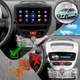 Штатная магнитола Lesko для Citroen C1 I Рестайлинг 2 2012-2014 экран 10" 1/16Gb/ Wi-Fi GPS Optima