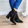 Ботильоны женские Fashion Witchi 3238 39 размер 25 см Черный